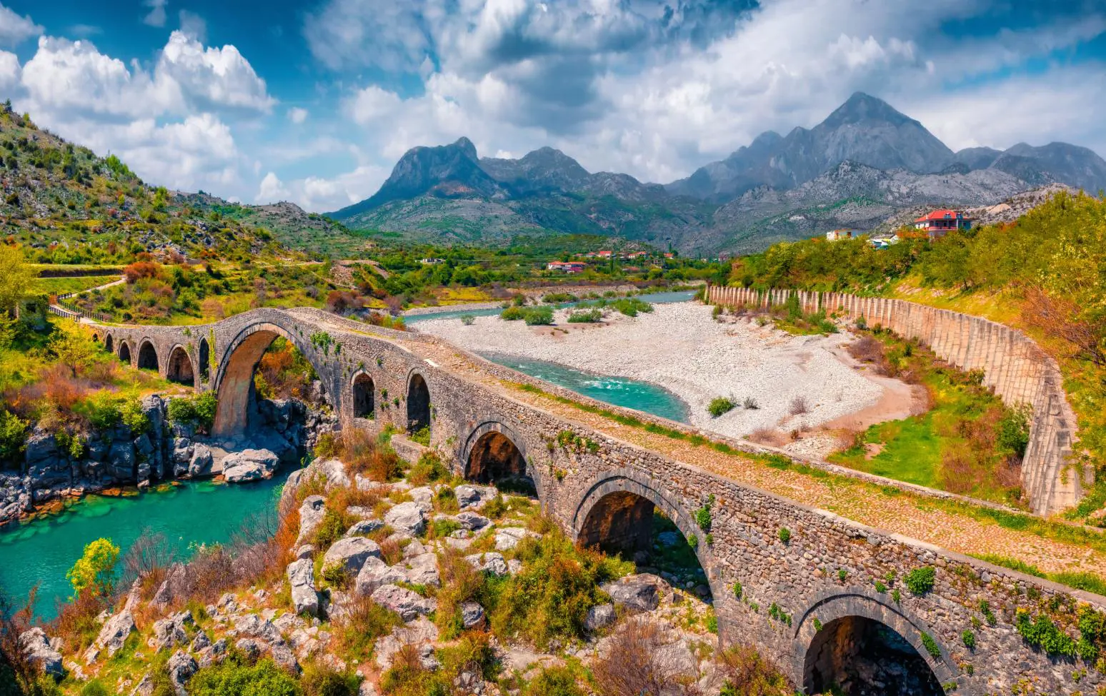 Sh 2123966732 Old Mes Bridge, Shkoder, Albania