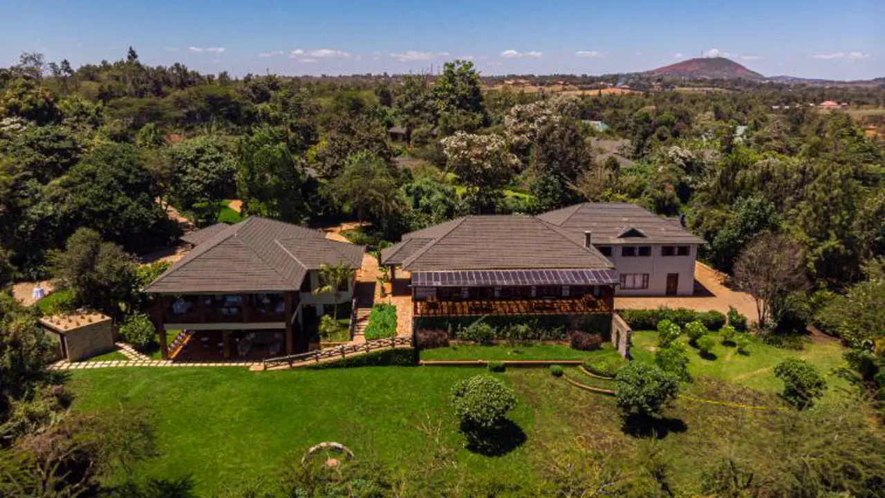Acacia Farm Lodge, Karatu, aerial view
