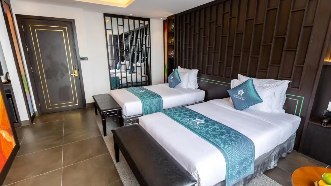 White Lotus Hotel, Hue, bedroom