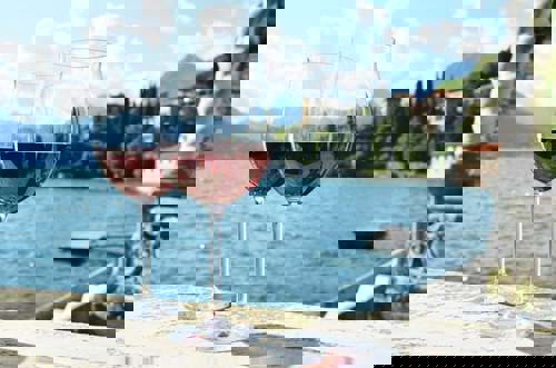 A late dinner outdoors