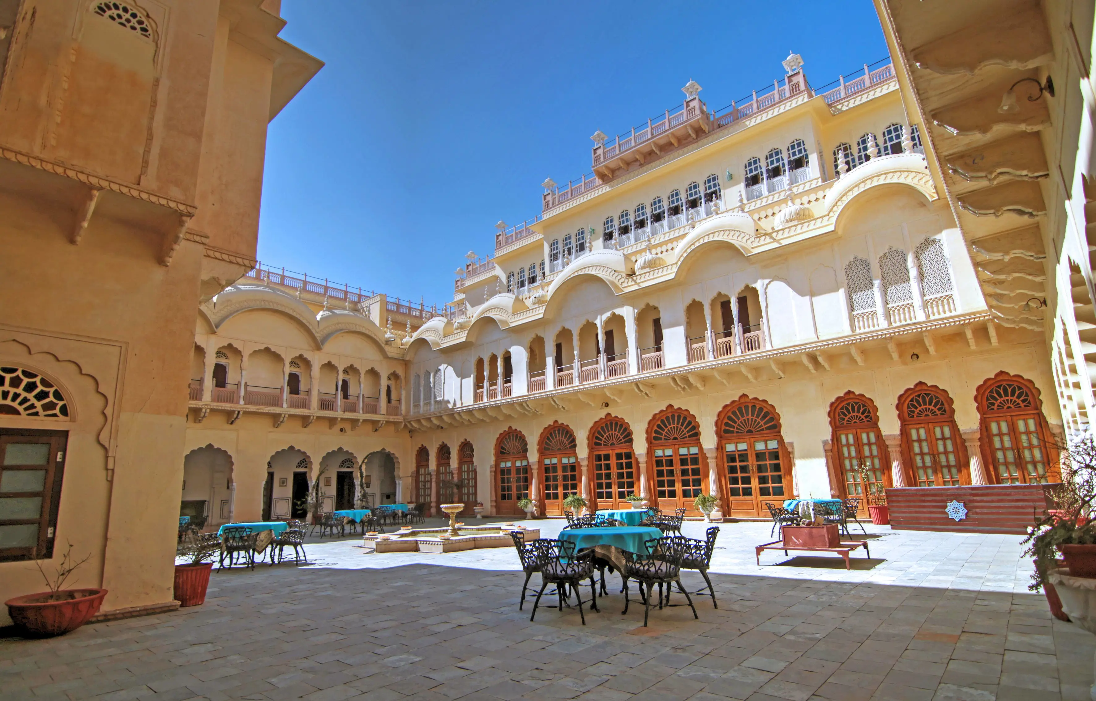 Alsisar Mahal Inner Courtyard