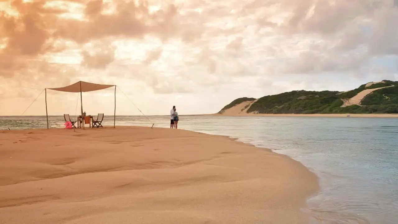 Machangulo Beach Lodge, Mozambique, couple of beautiful beach 