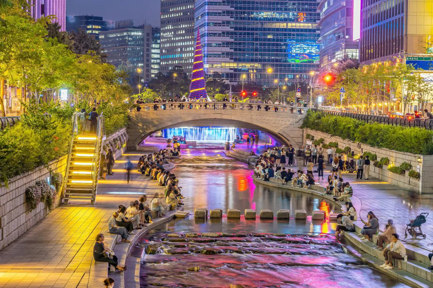 Cheonggyecheon, Seoul, South Korea