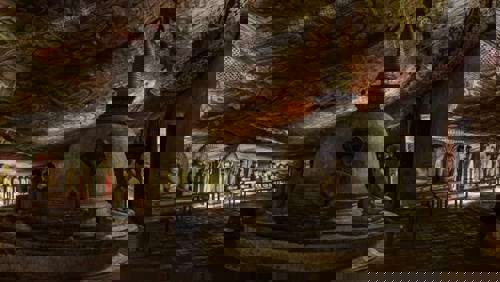 Walk through the sacred Dambulla caves