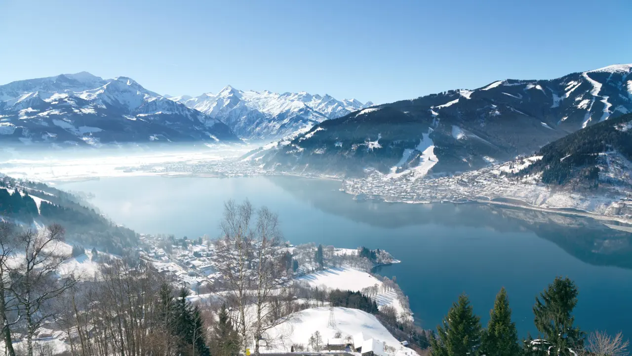 Panoramic view of Zell am See, Salzburg
