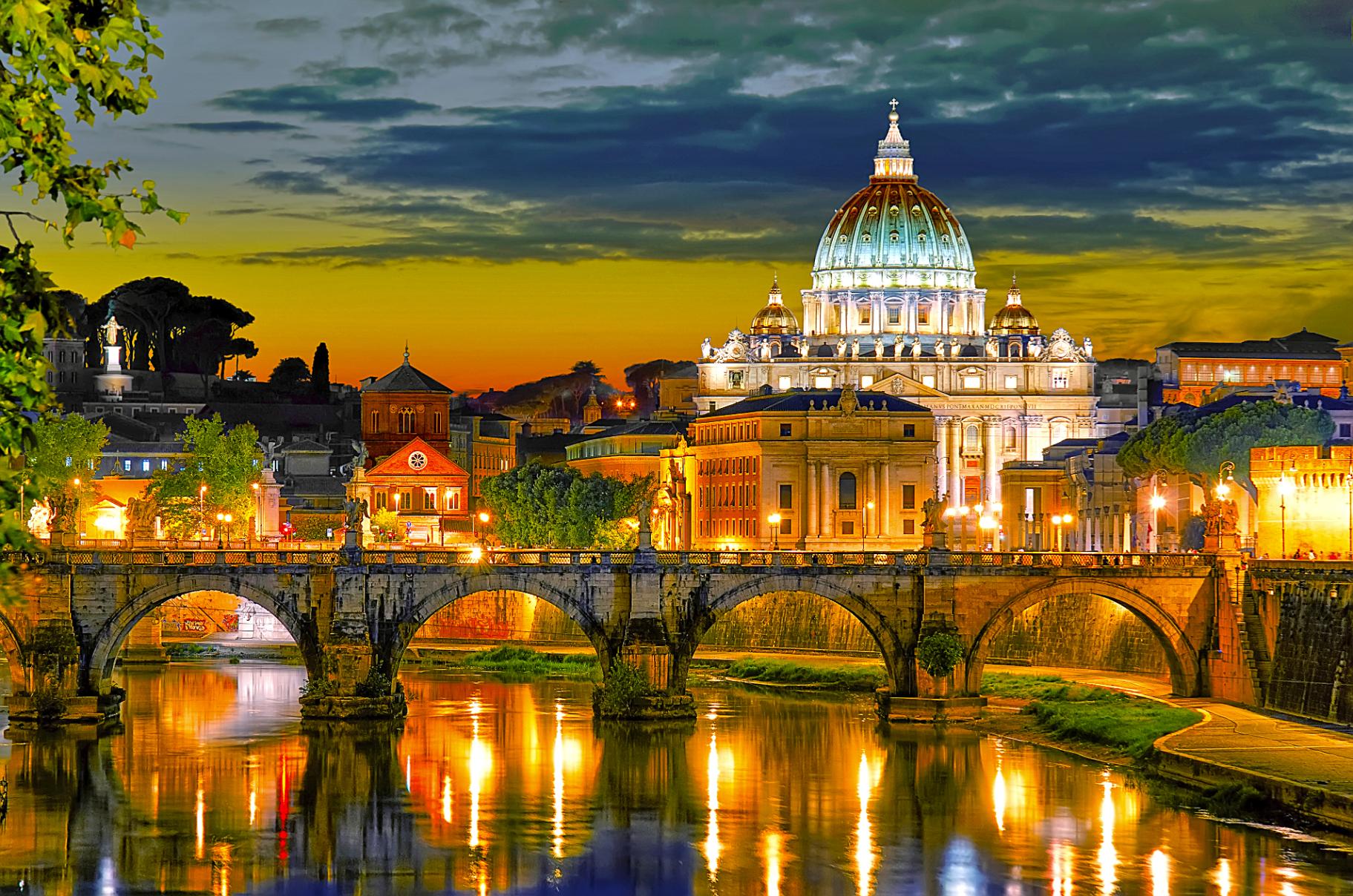 Vatican Dome Of Saint Peter's Basilica, Rome