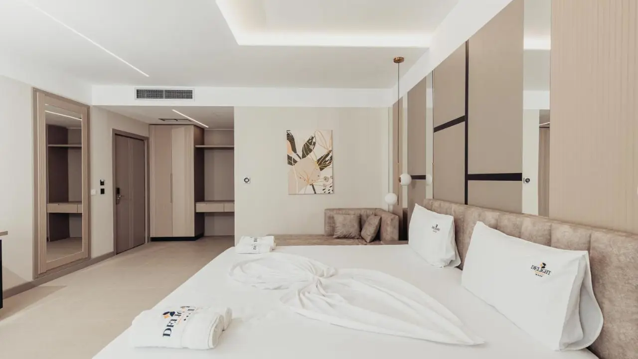 Delight Hotel & Spa, Golem, bedroom