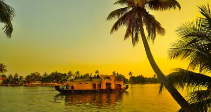 Houseboat, Kerala, India