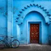 Sh 1832431204 Traditional Moroccan Ancient Wooden Door, Old Medina In Chefchaouen, Morocco