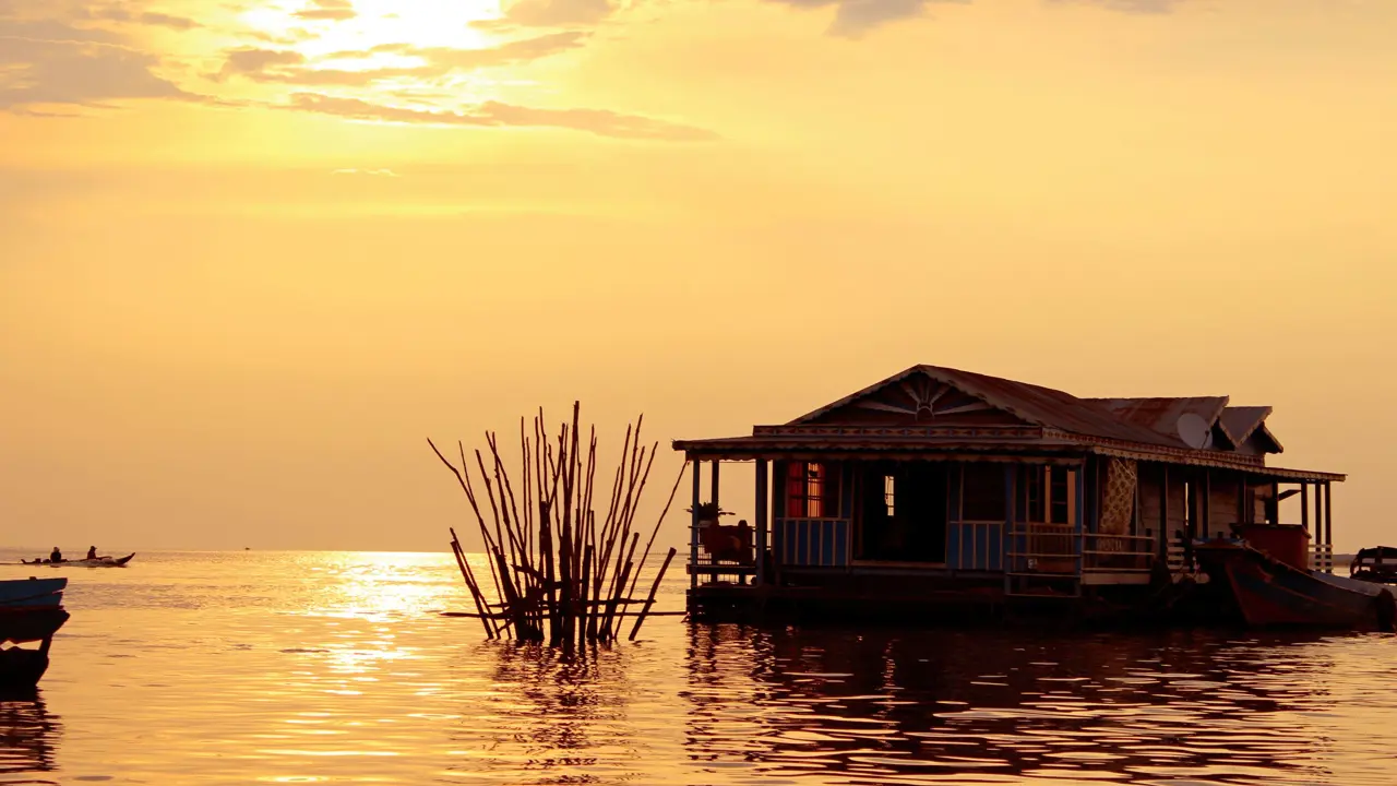 Tonle Sap Lake, Mekong River system, Cambodia