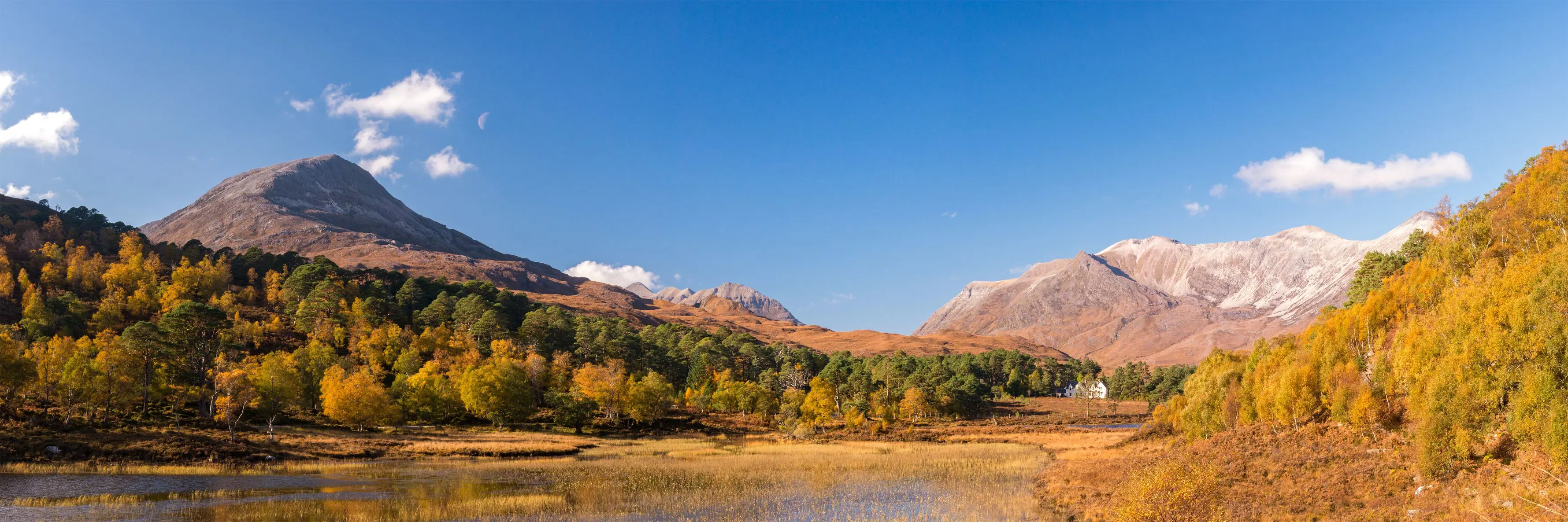 Loch Claire Views Of Beinn Eighe And Liathach Highlands