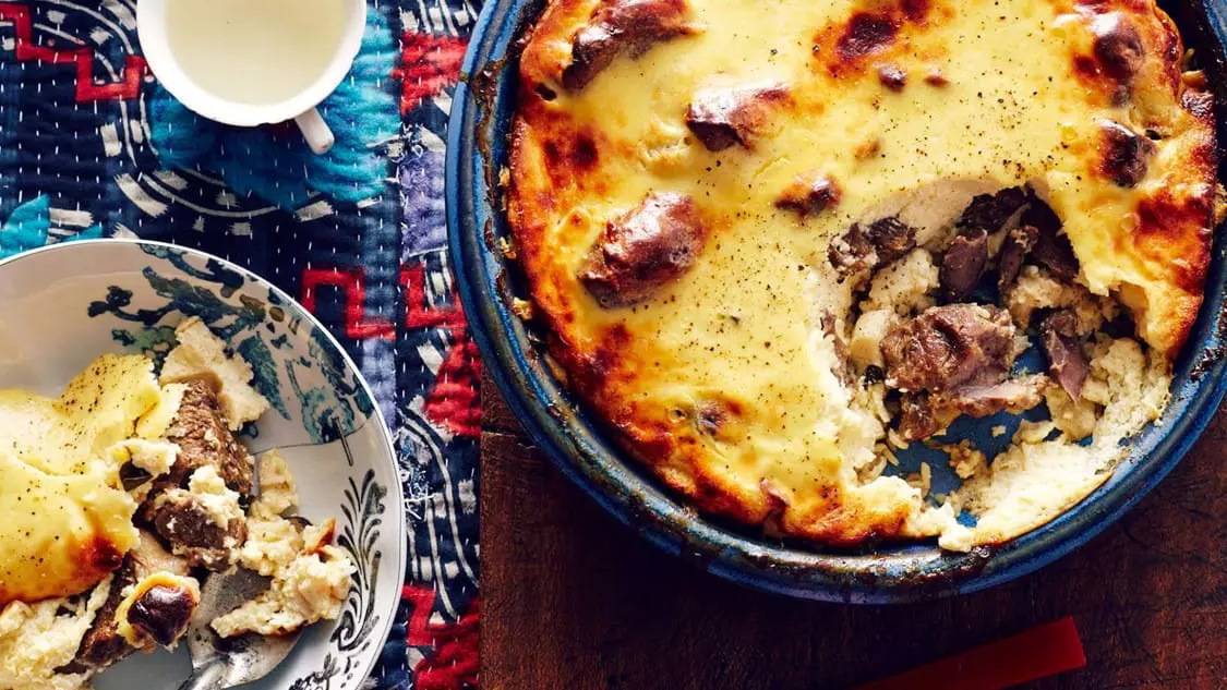 Gettyimages 1134491322 Albanian Tave Kosi Baked Lamb