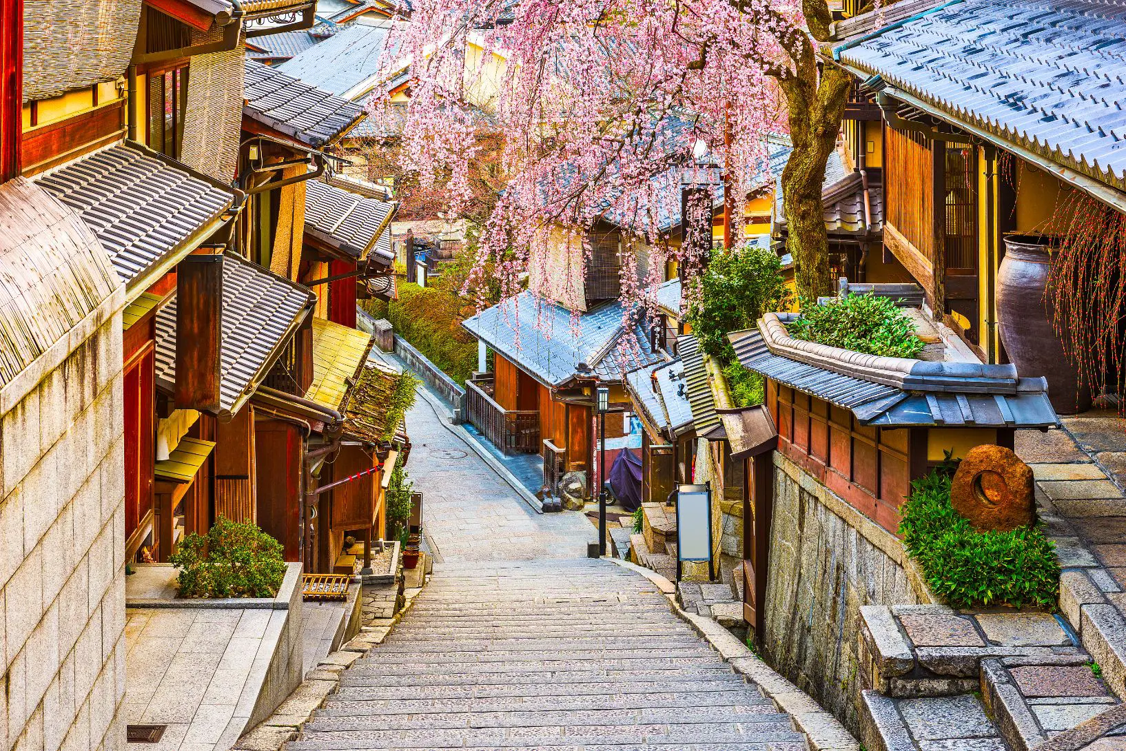 Kyoto, Japan In Spring In The Higashiyama District