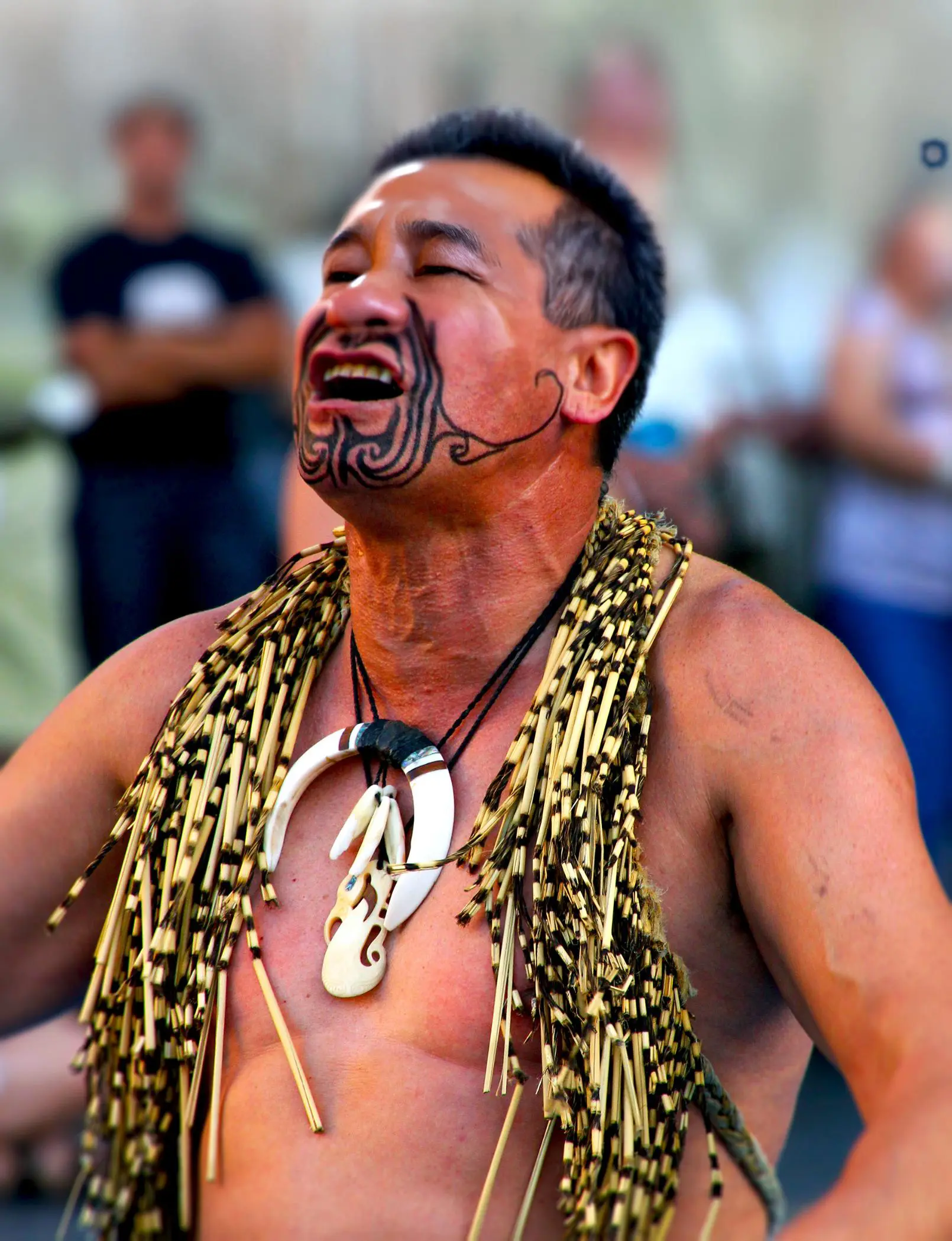 Maori Dancer, New Zealand 
