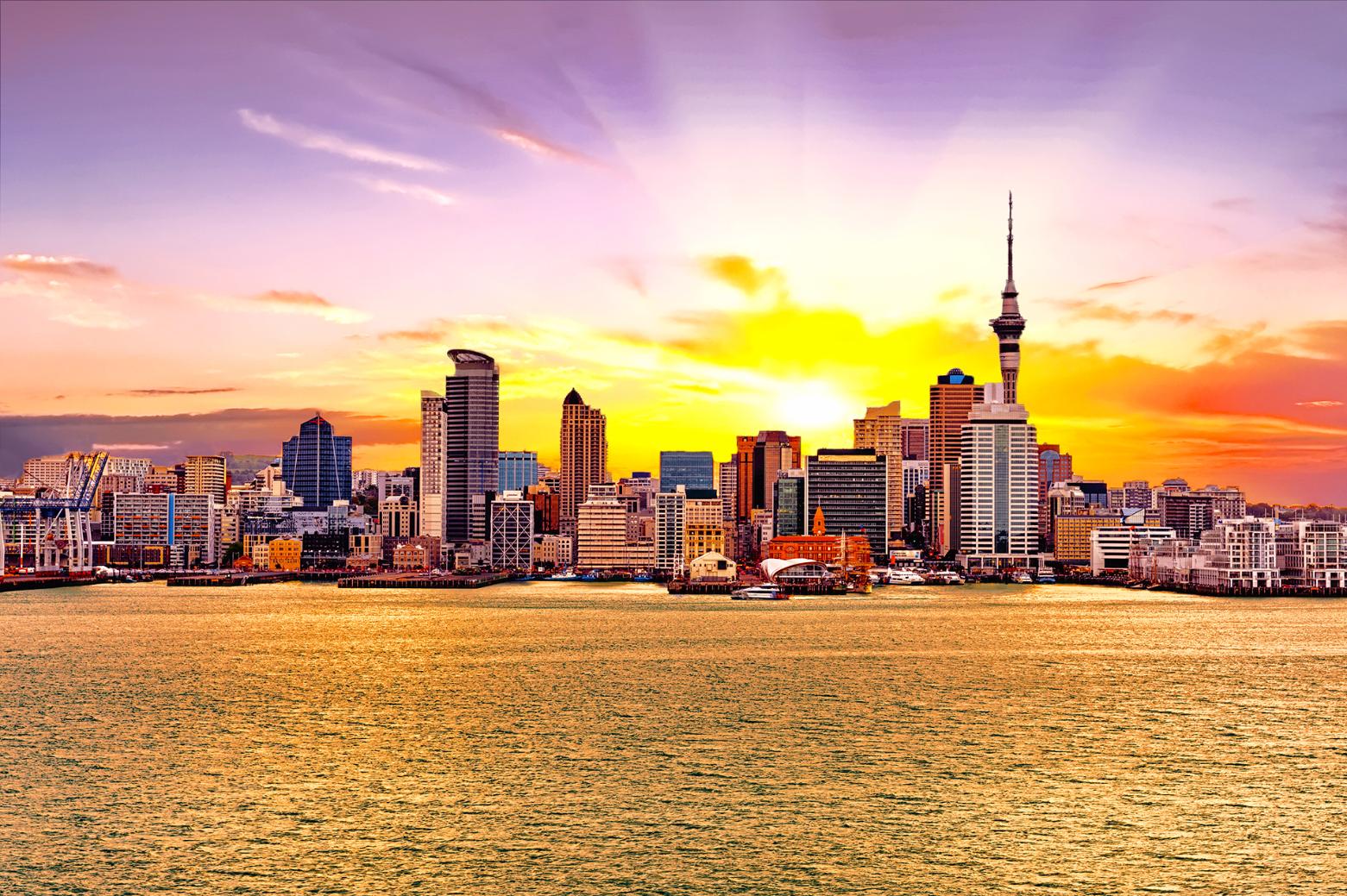Auckland skyline, New Zealand