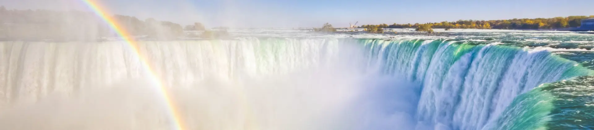 Niagara Falls with rainbow 