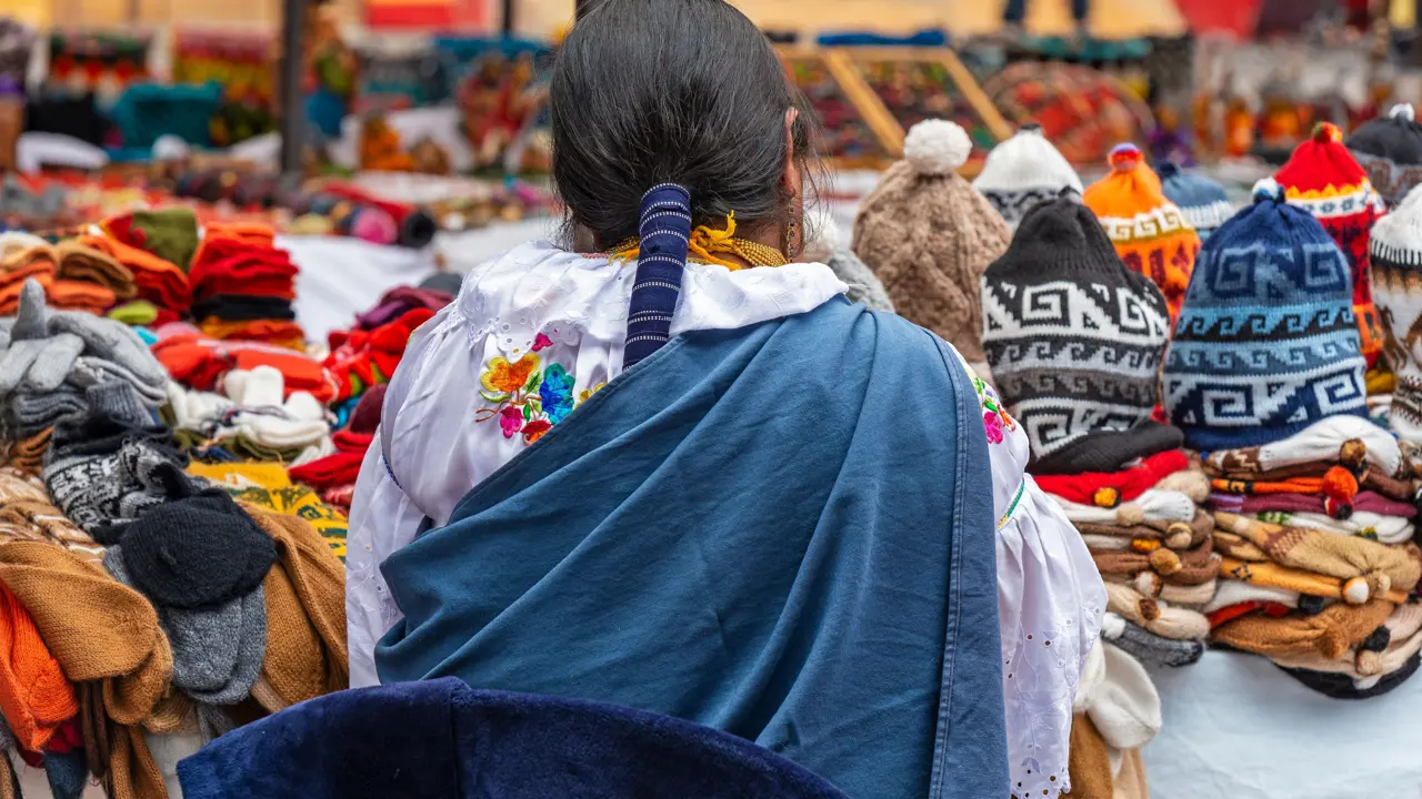 Otavalo market, Ecuador