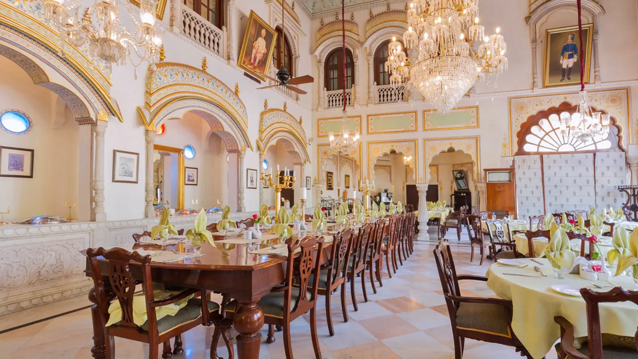 Alsisar Haveli, Jaipur, dining
