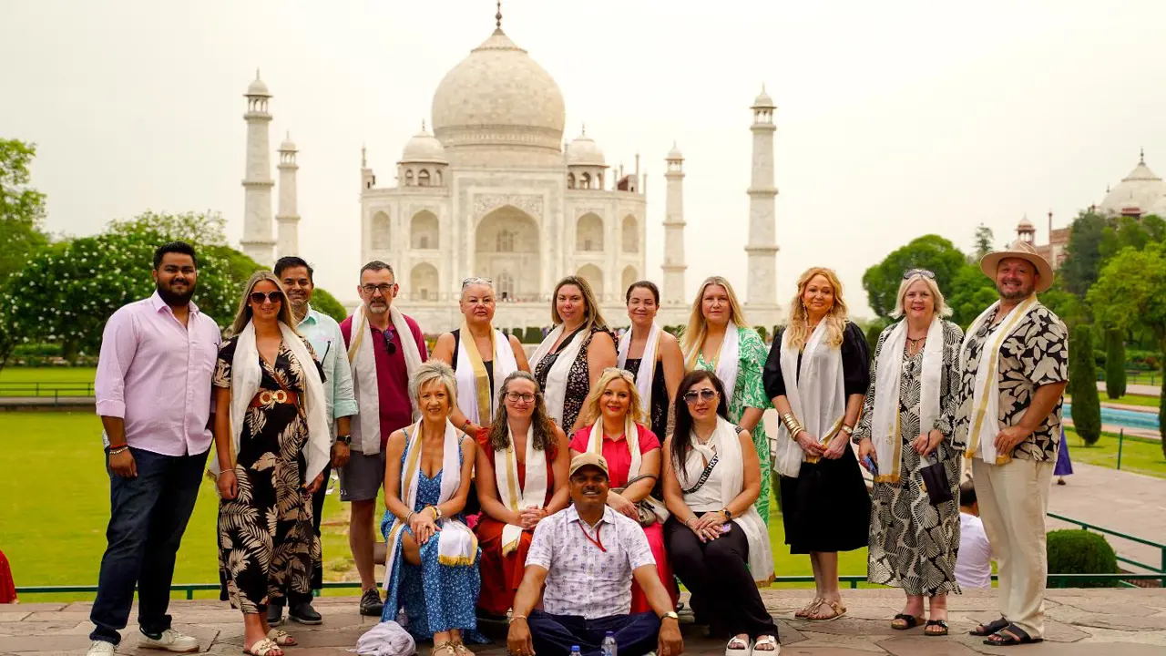 Newmarket Holidays tour group Taj Mahal, Agra