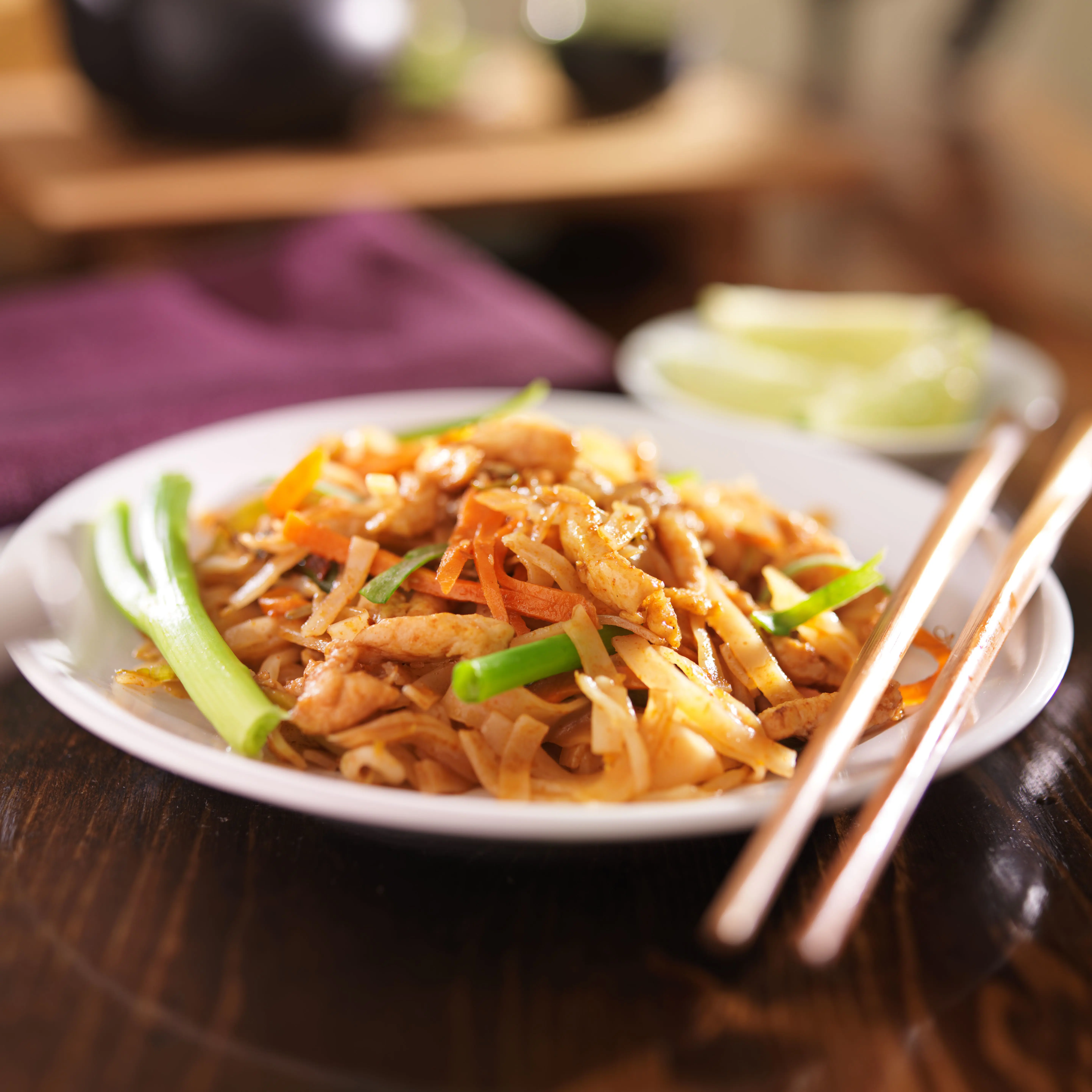 Pad Thai Dish Thailand