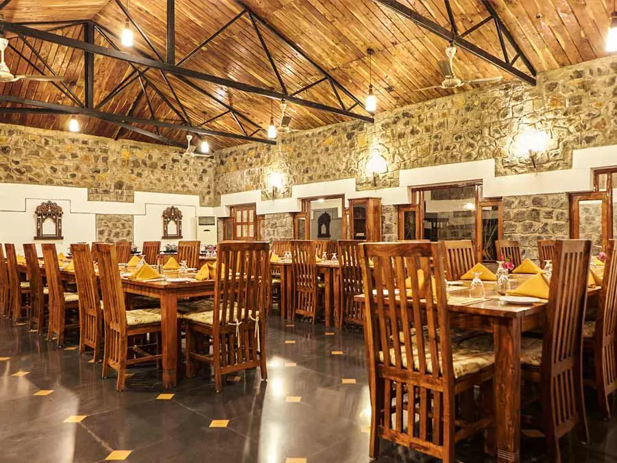 Bandhav Vilas, Bandhavgarh Dining