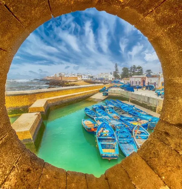 Old fortress and fishing port of Essaouira,