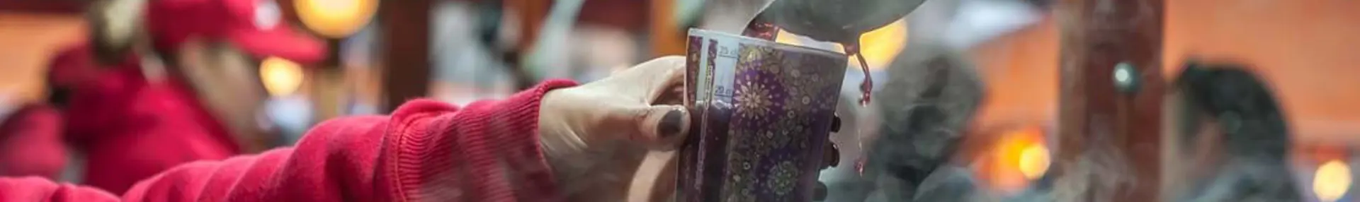 Mulled wine at a Christmas market