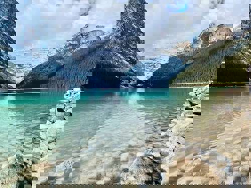 One of Canada’s most famous beauty spots: Lake Louise.