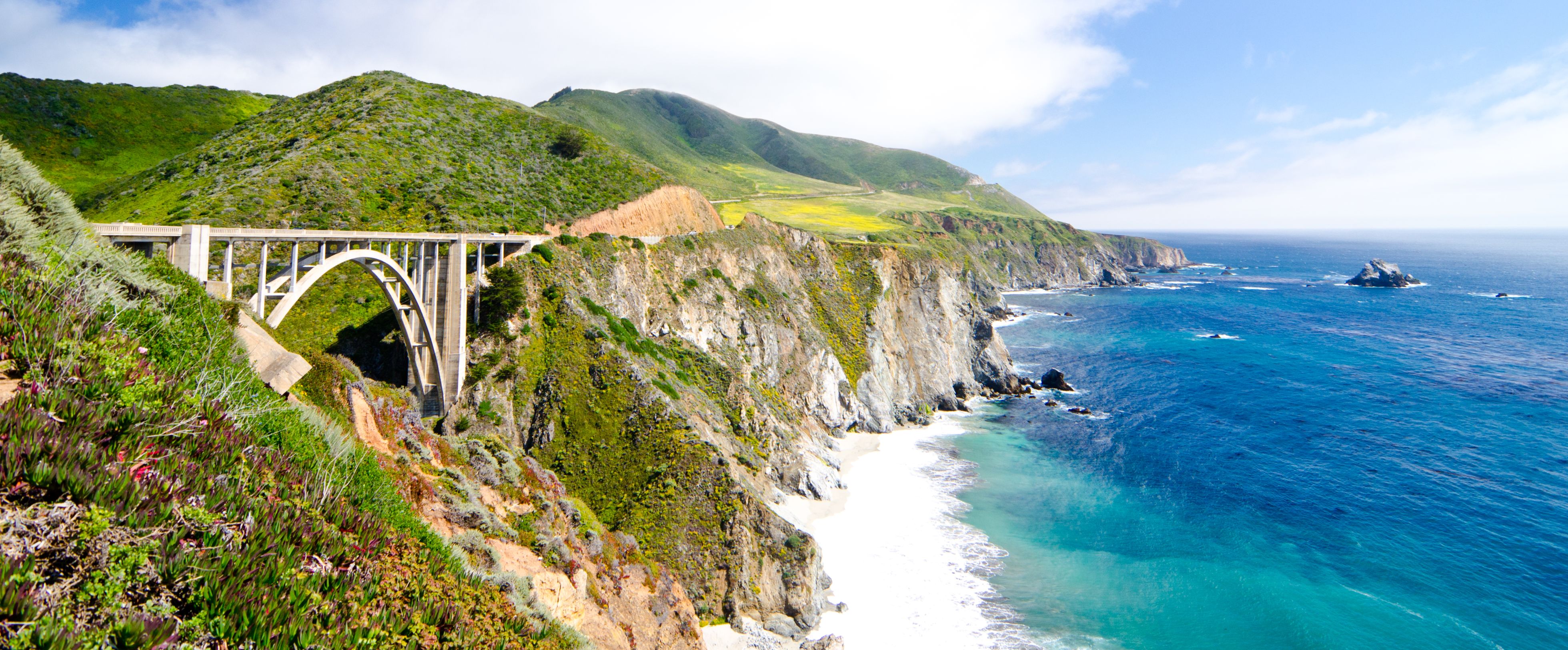 Bixby Bridge, California Big Sur and Ocean