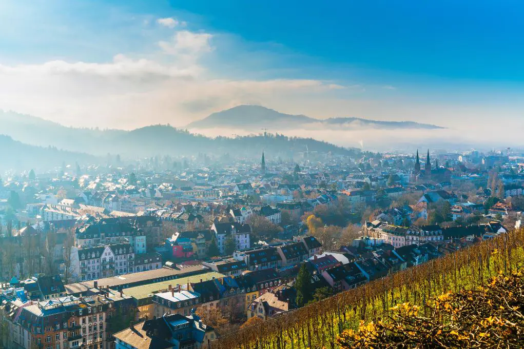  Freiburg cityscape, Germany