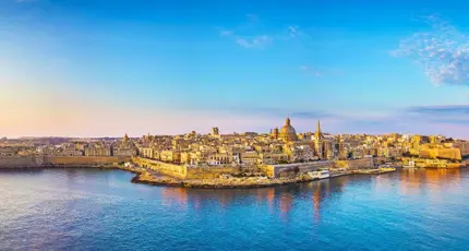 Panorama Of Valletta Malta