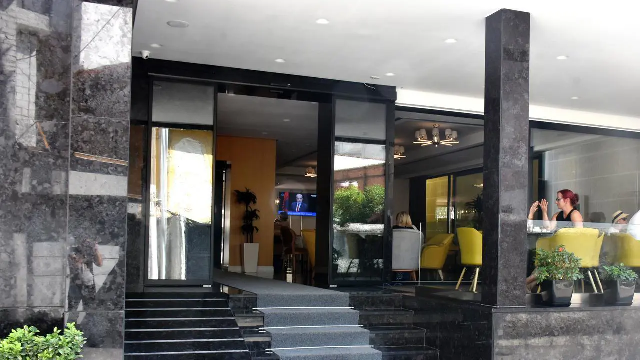 Oxford Hotel, Tirana, exterior