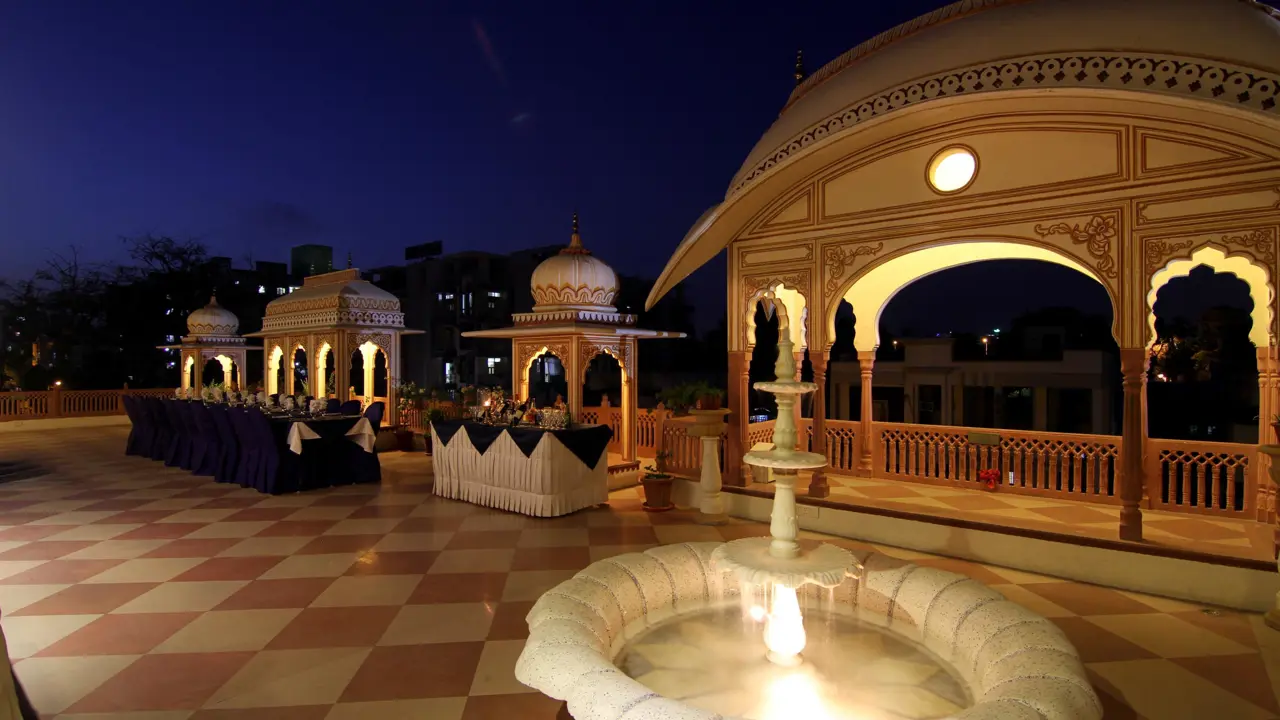 Shahpura House, Jaipur, rooftop restaurant