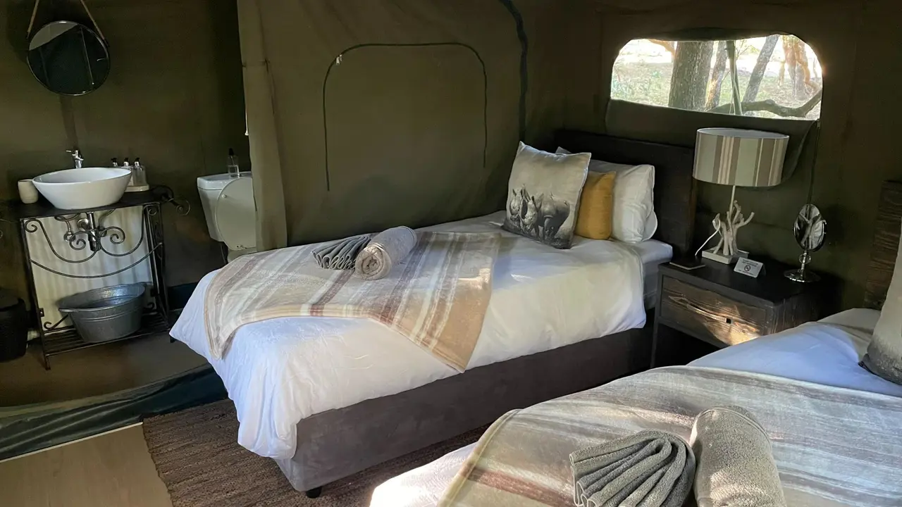 Camp Bethel, tent interior