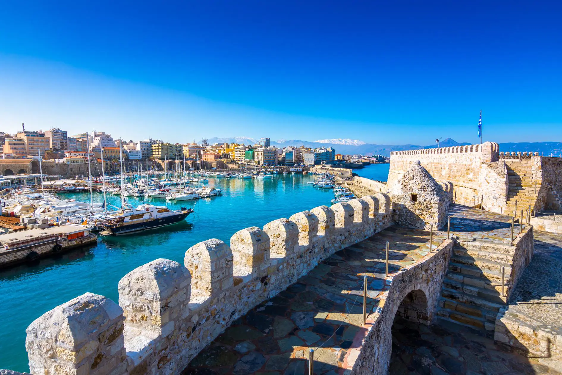 Heraklion Harbour, Crete, Greece