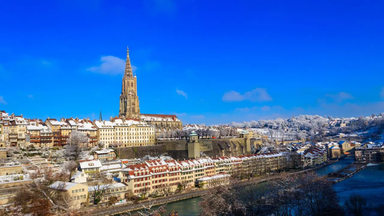 Old Town Bern and Aare River, Switzerland