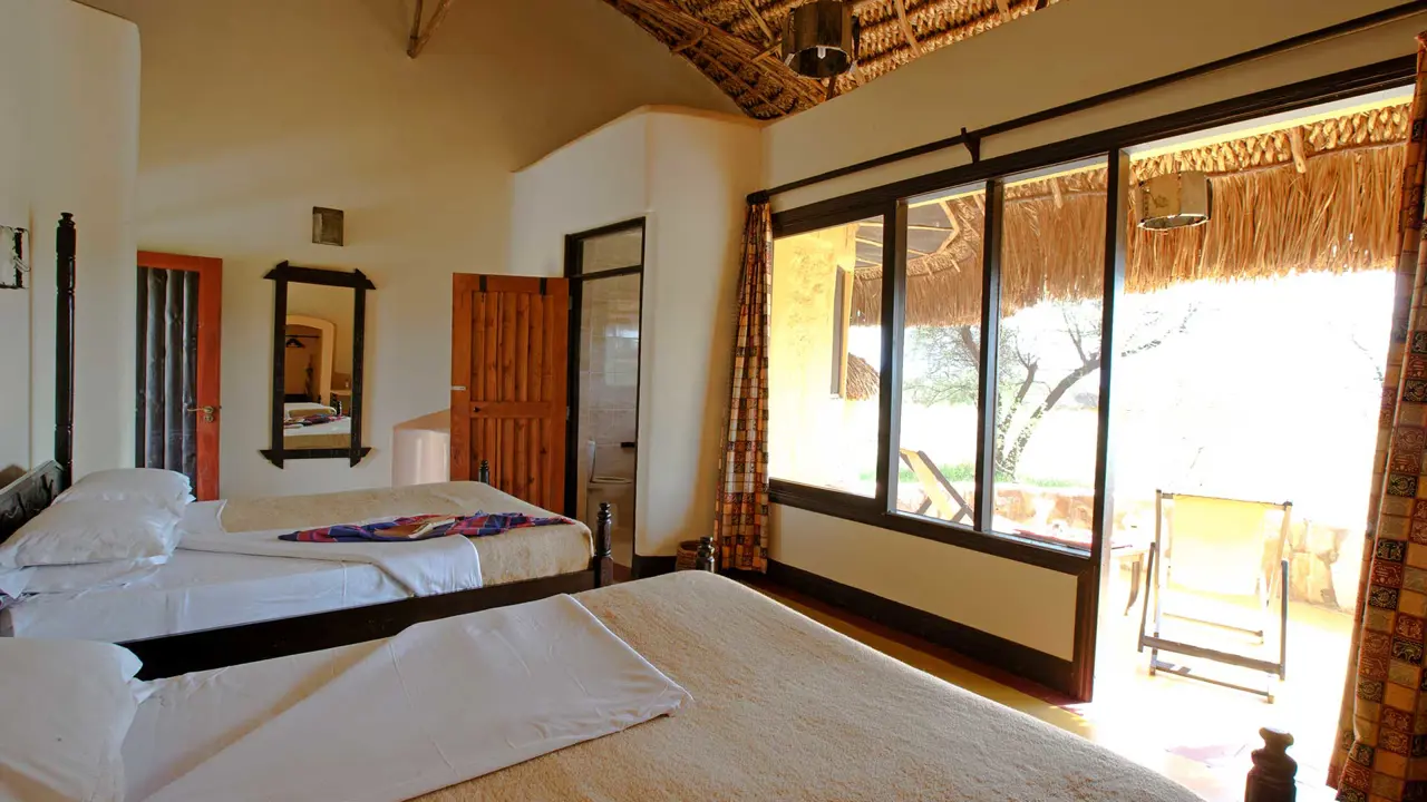 Samburu Sopa Lodge, Samburu National Park, bedroom