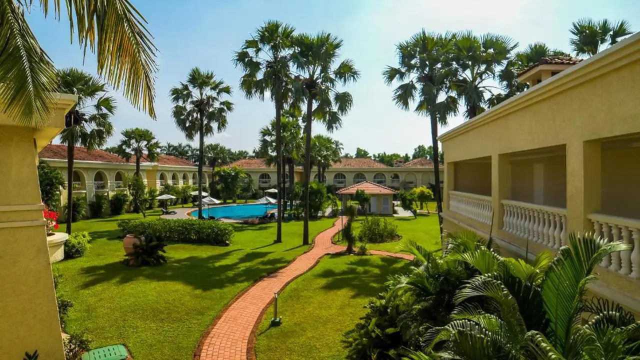 Zuri White Sands, Goa, view of the gardens and pool