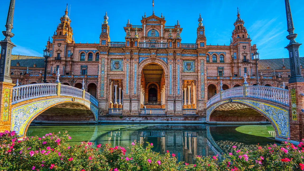Plaza España in Seville, Andalucia