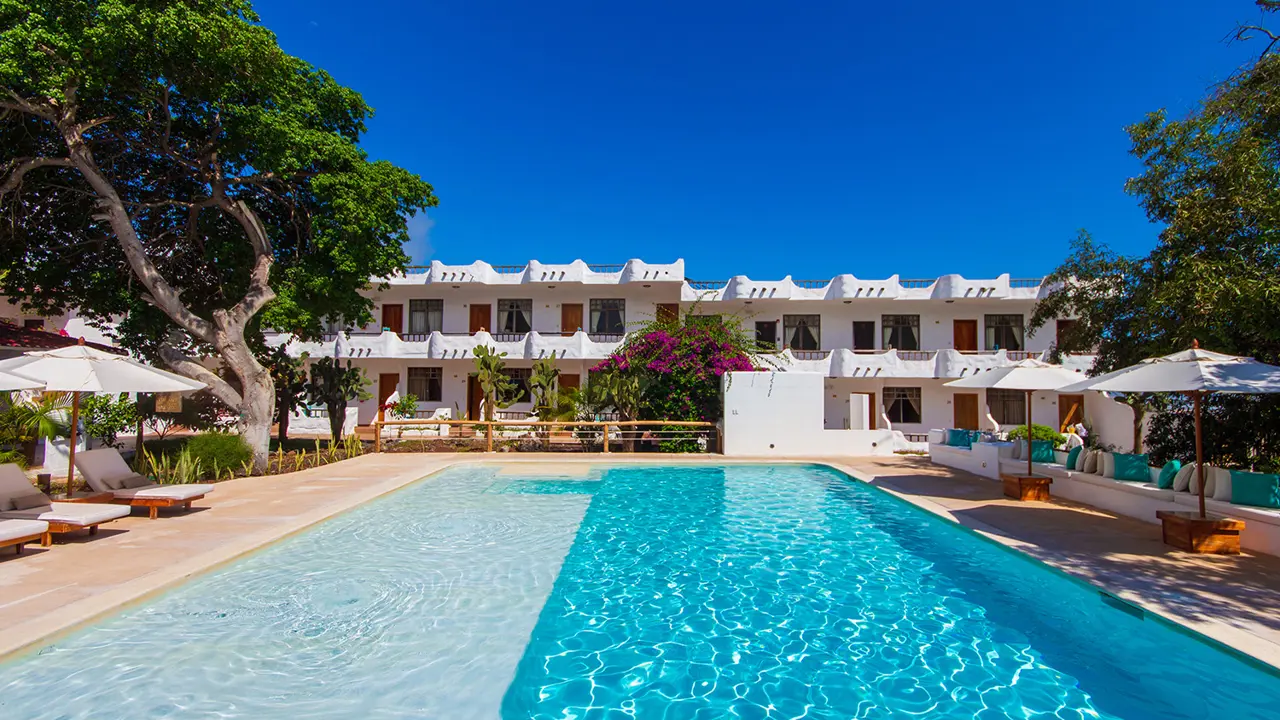 Hotel Fiesta, Santa Cruz, view of the pool