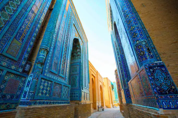 Shah I Zinda, A Necropolis In Samarkand, Uzbekistan