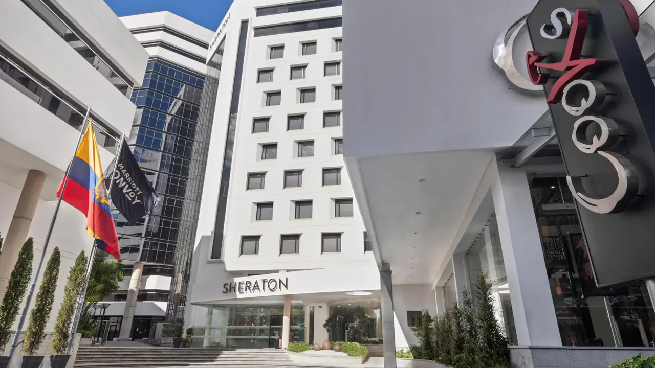 Sheraton Quito Hotel, view of the exterior 