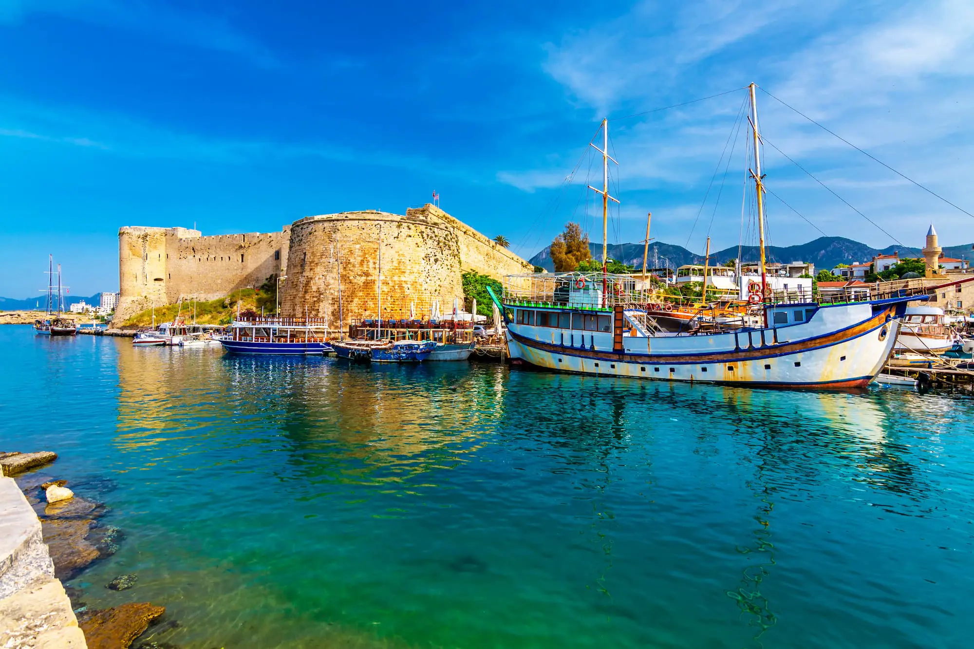 Gettyimages 656315412 Kyrenia Castle View In Northern Cyprus