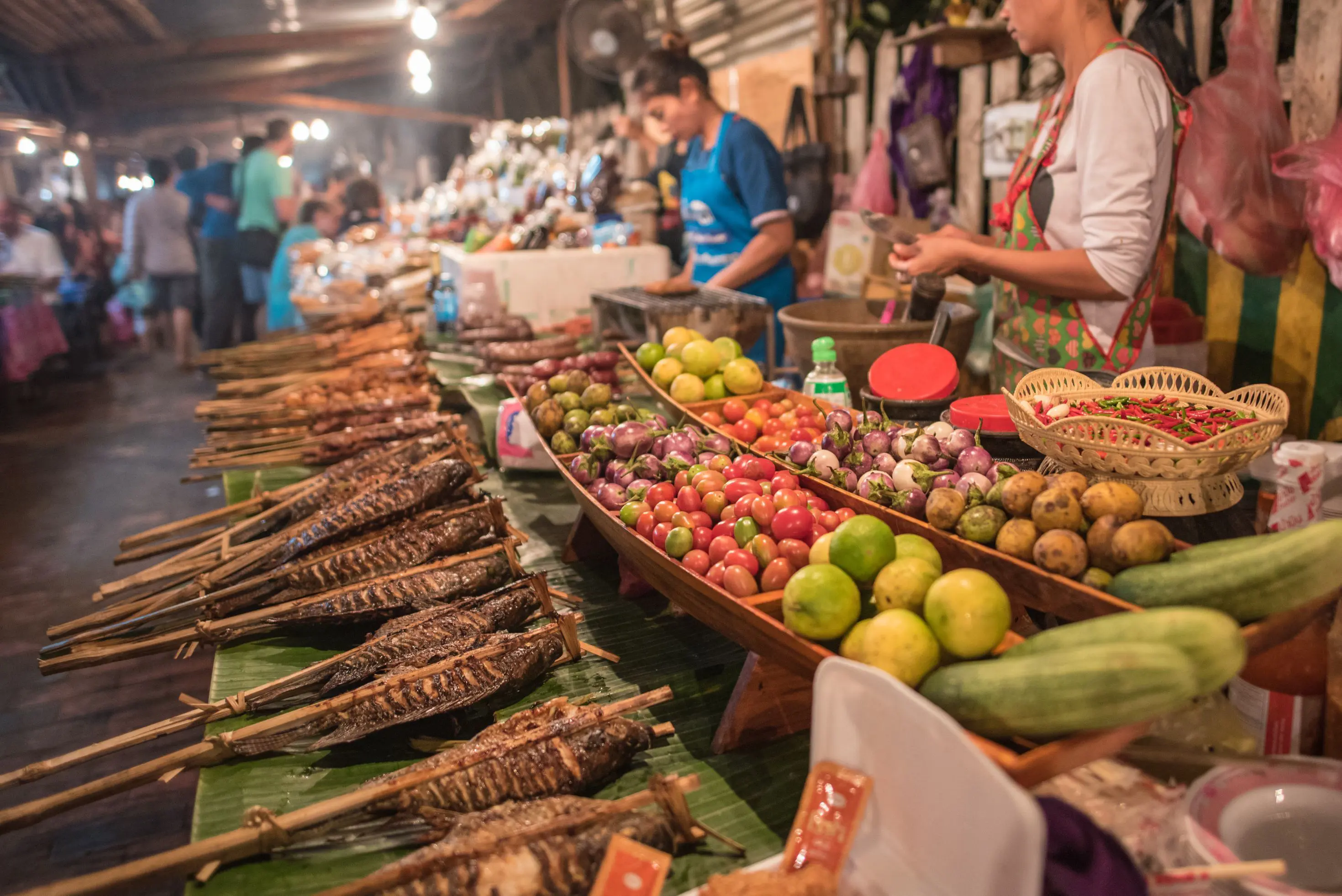 Street food in Laos