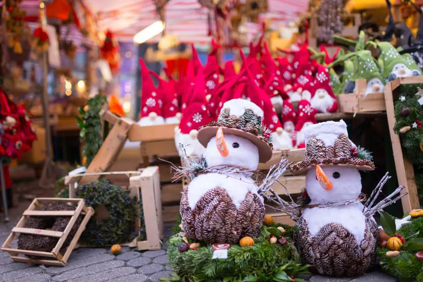 Christmas Market In Cotswolds