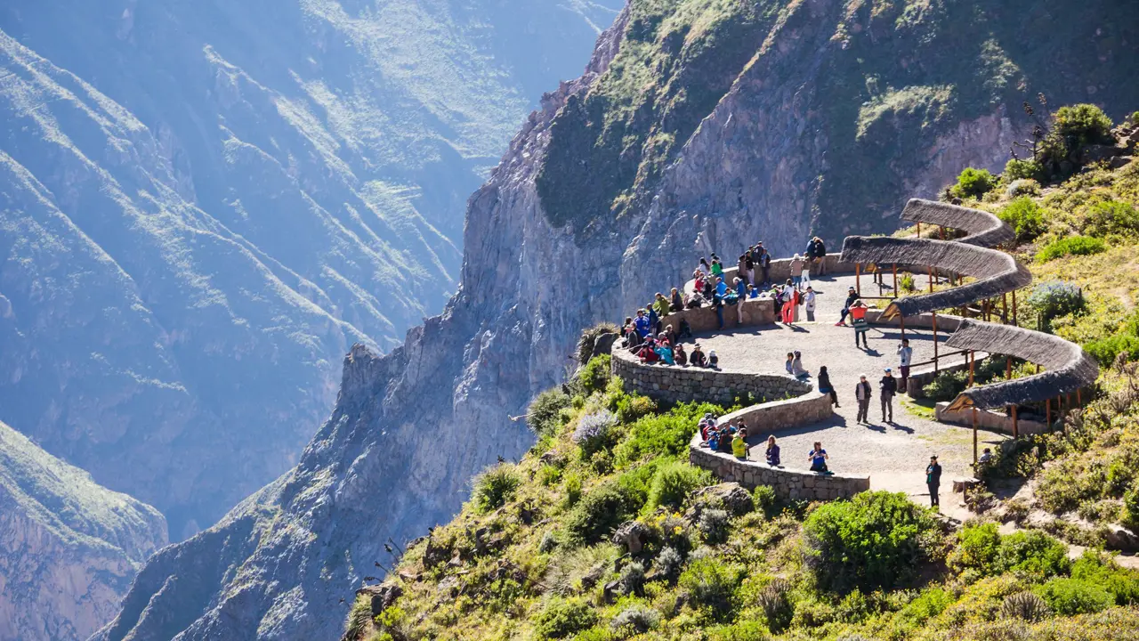  Cruz del Condor viewpoint, Colca Canyon, Peru