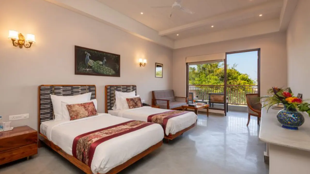 Ranthambore Kothi, bedroom