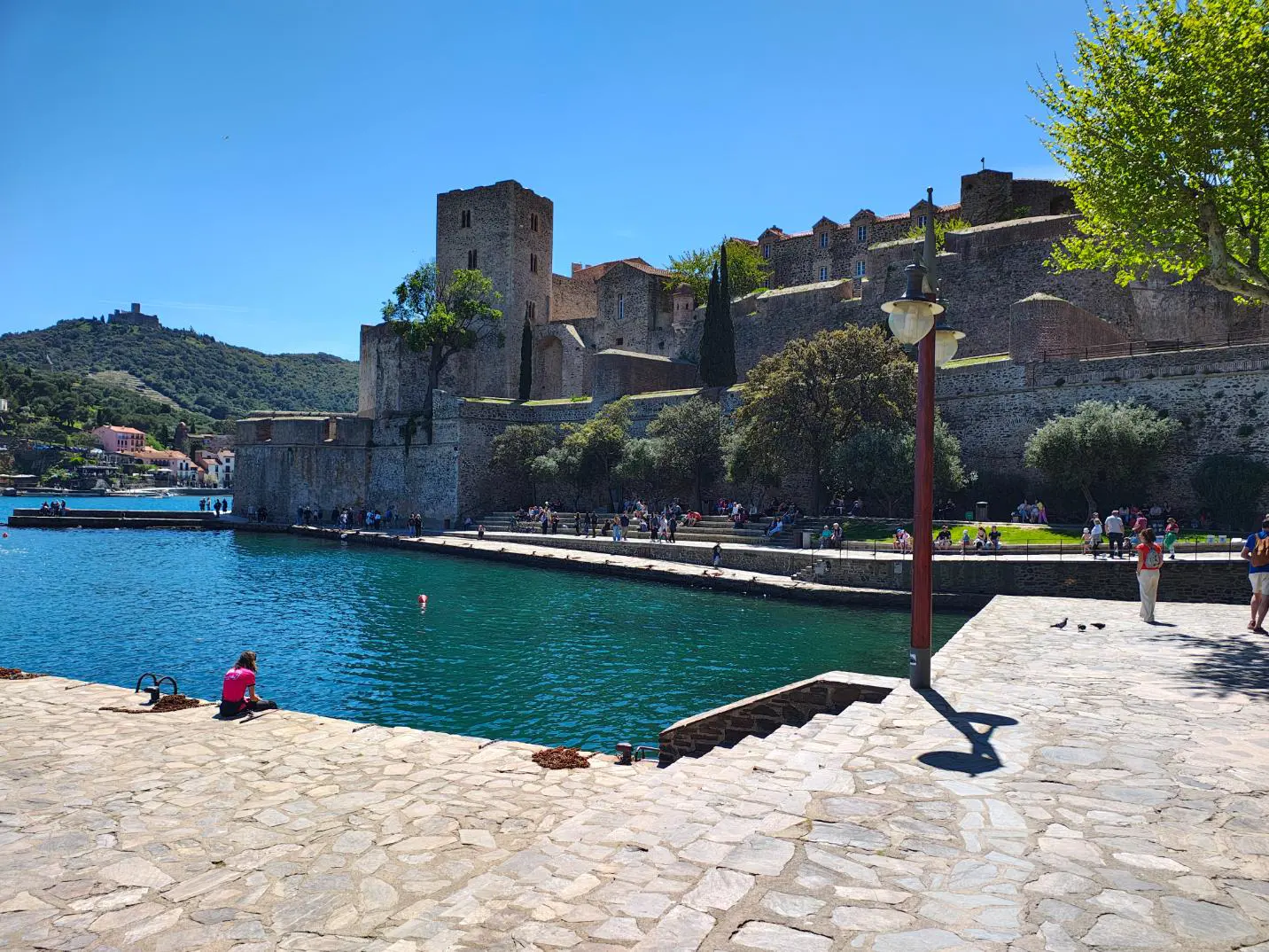A picturesque view of Chateau Royal, Collioure