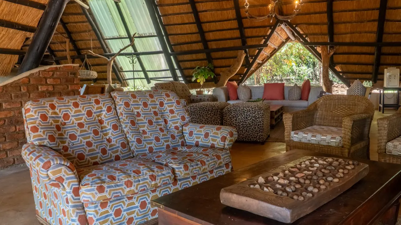 Ivory Safari Lodge, Hwange National Park, lounge