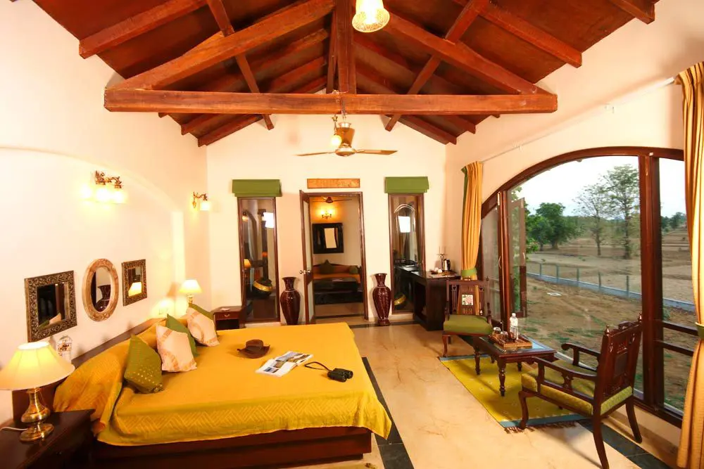 Chitvan Jungle Lodge, Kanha Bedroom